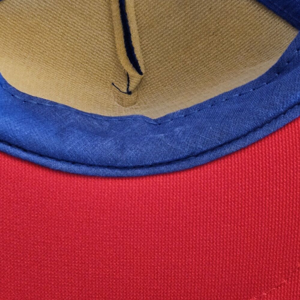 Vintage Pepsi Hat NAIA World Series College Baseball 3 Stripe Snapback Mesh Rare - Picture 7 of 7
